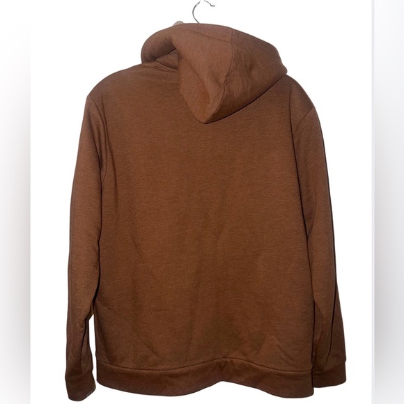 Eddie Bauer Fleece Lined Burnt Orange Zip Up Jacket - Picture 4 of 4